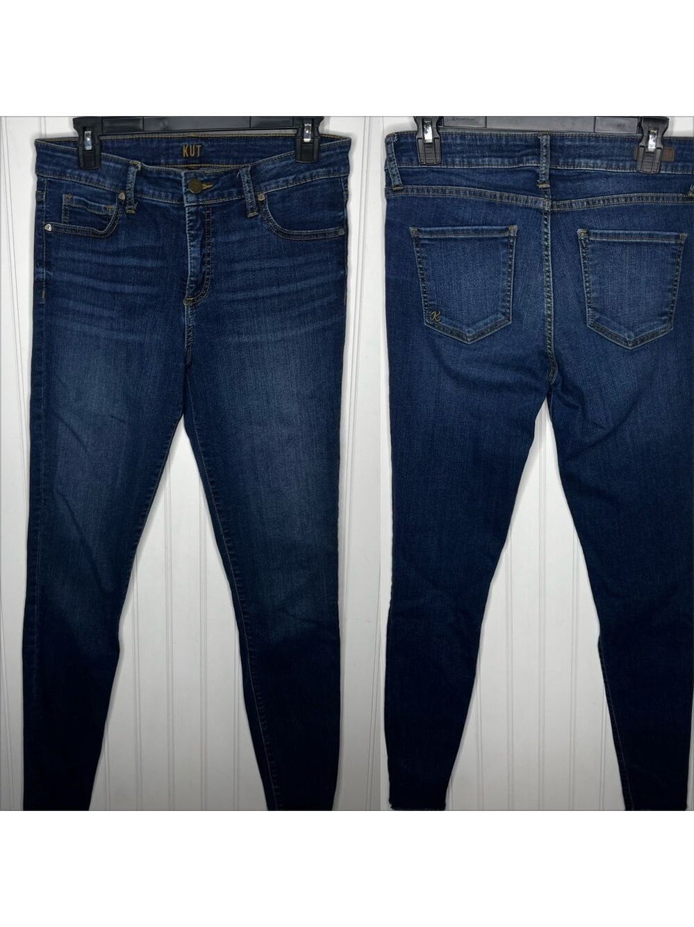 Kut from the Kloth High Rise Fab Ab Skinny Size 6 Long
